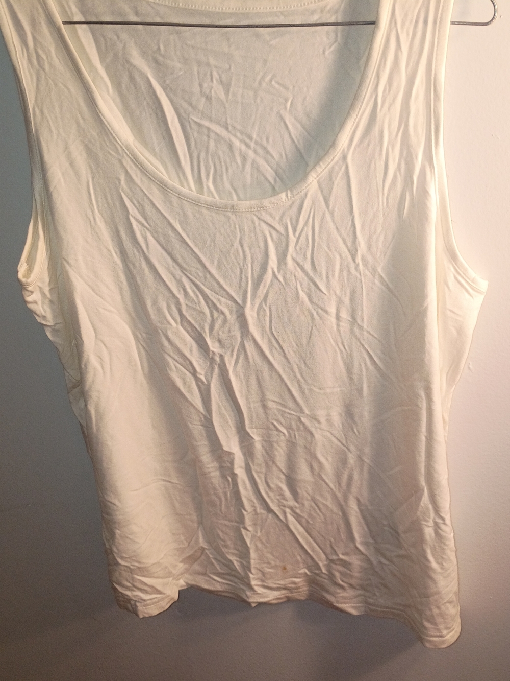 Prairie Underground Scoop Neck Tank in Creamy White